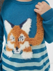 FatFace Felicity Fox Knitted Jumper - Image 3 of 4