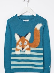FatFace Felicity Fox Knitted Jumper - Image 4 of 4