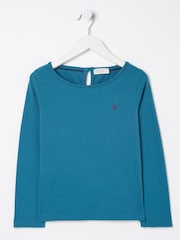 FatFace Green 3 Pack Rib T-Shirts - Image 4 of 9