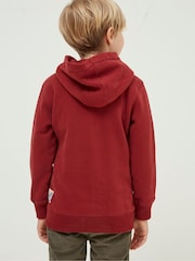 FatFace Red Land Rover Popover Hoodie - Image 2 of 4