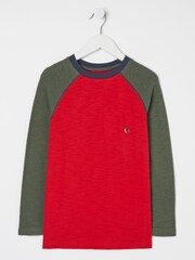 FatFace Green Long Sleeve T-Shirt 3 Pack - Image 5 of 5