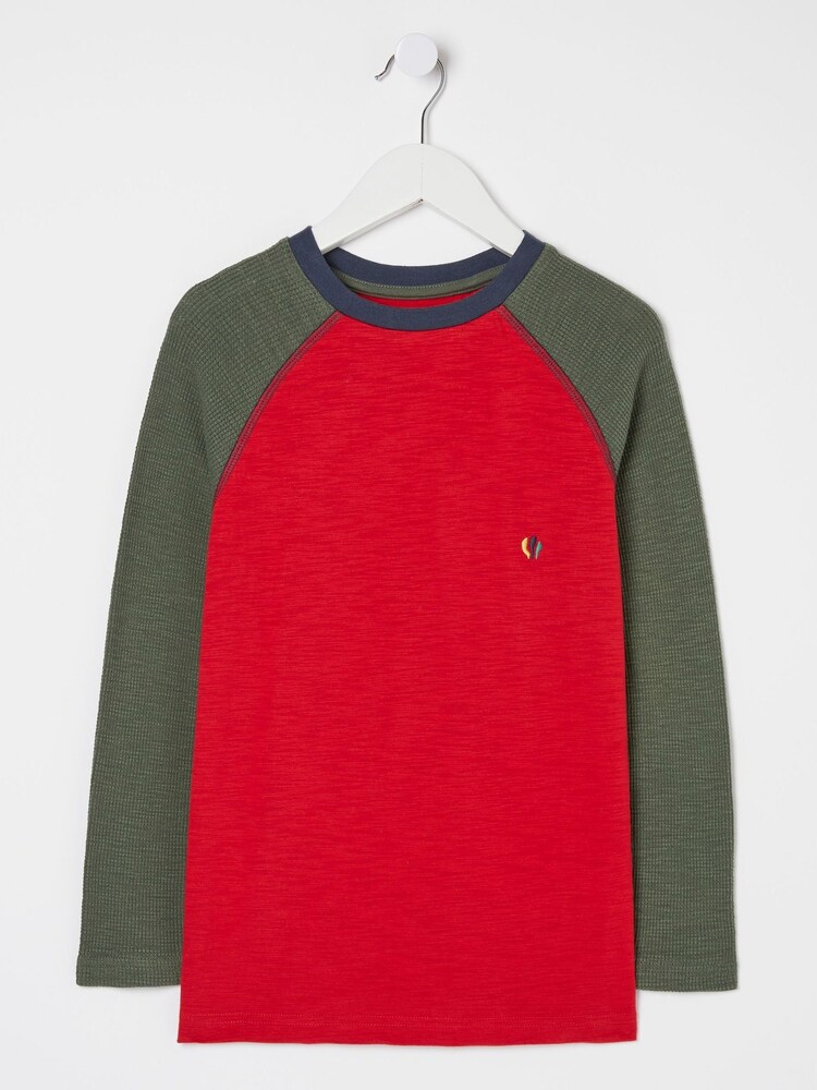 FatFace Green Long Sleeve T-Shirt 3 Pack - Image 5 of 5