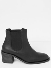 FatFace Black Zara Block Heel Chelsea Boots - Image 1 of 5