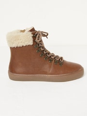FatFace Brown Romy Hybrid Hiker Ankle Boots - Image 1 of 4