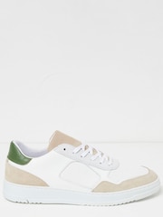 FatFace White Axel Skater Trainers - Image 1 of 4