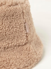 FatFace Brown Borg Bucket Hat - Image 3 of 3