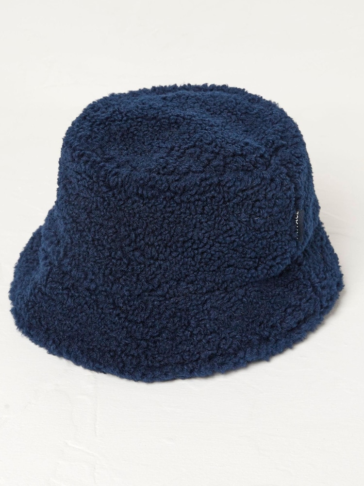 FatFace Blue Eliza Borg Bucket Hat - Image 1 of 3 FatFace Blue Eliza Borg Bucket Hat - Image 1 of 3