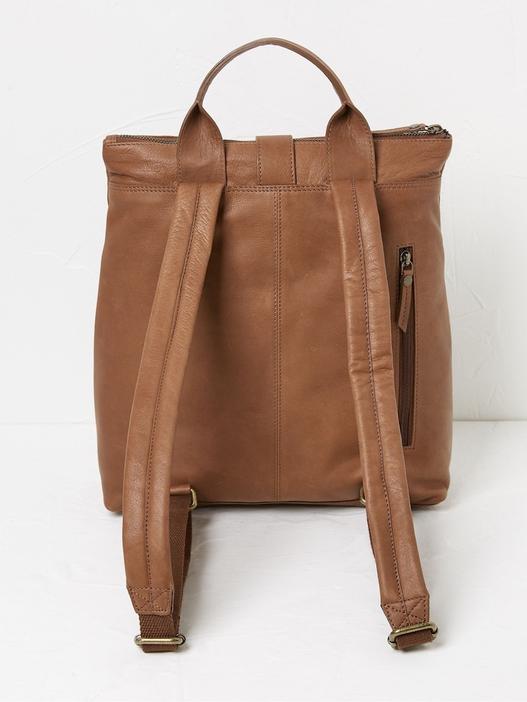 FatFace Brown The Ava Backpack - Image 2 of 4