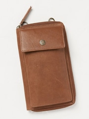 FatFace Louisa Brown Purse Phone Bag - Image 3 of 5