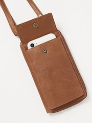 FatFace Louisa Brown Purse Phone Bag - Image 4 of 5