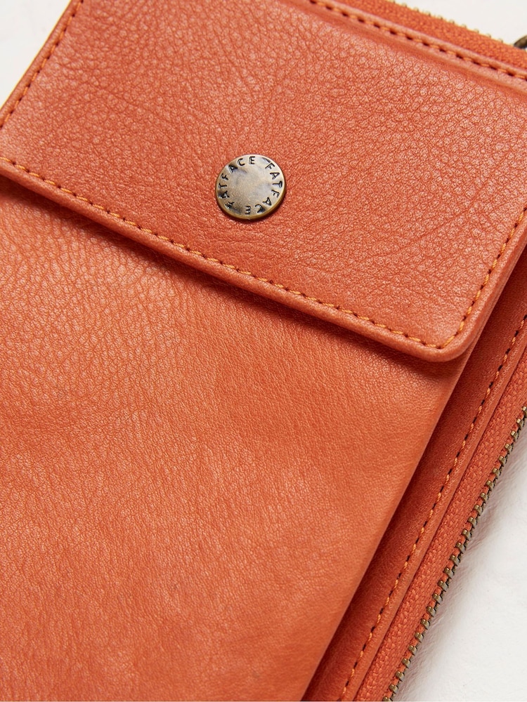 FatFace Louisa Orange Purse Phone Bag - Image 5 of 5