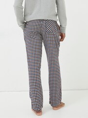 FatFace White Keswick Light Checked Pyjama Bottoms - Image 2 of 4