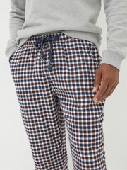 FatFace White Keswick Light Checked Pyjama Bottoms - Image 3 of 4