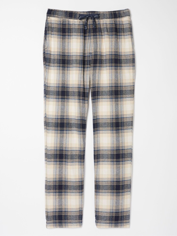 FatFace White Fife Checked Pyjama Bottoms - Image 3 of 3
