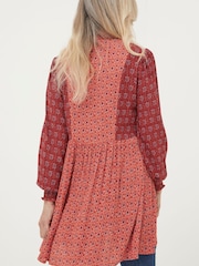 FatFace Red Gerry Craft Geo Tunic - Image 2 of 5