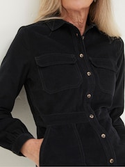 FatFace Black Tabitha Cord Dress - Image 3 of 4