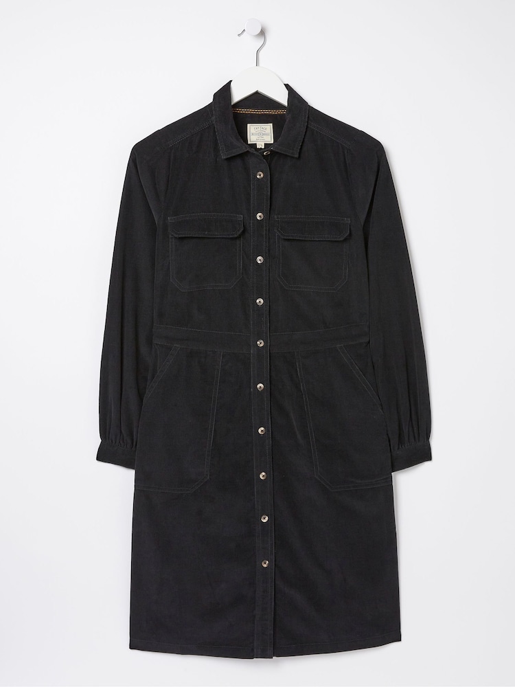 FatFace Black Tabitha Cord Dress - Image 4 of 4