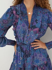FatFace Darcey Kleid mit Mosaik-Geomuster - Bild 5 von 6