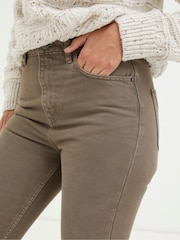 FatFace Brown Sutton Straight Jeans - Image 4 of 6