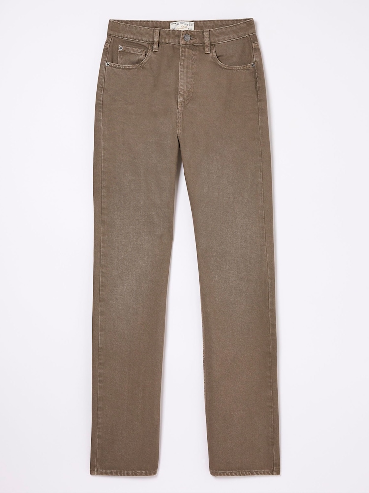 FatFace Brown Sutton Straight Jeans - Image 6 of 6
