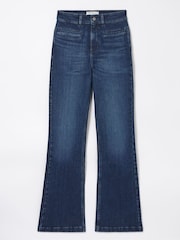 FatFace Blue Fly Flare Jeans - Image 6 of 6