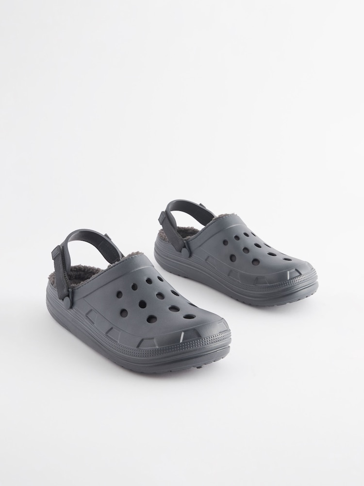 Grey Borg Lined Mules - Image 2 of 5