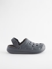 Grey Borg Lined Mules - Image 3 of 5