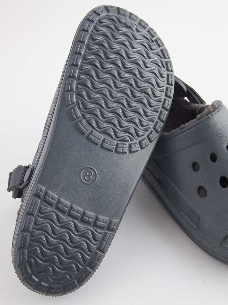 Grey Borg Lined Mules - Image 5 of 5