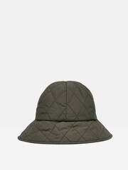Joules Harriet Green Quilted Hat - Image 4 of 6