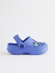 Navy Blue Dino Slipper Clogs - Image 2 of 6