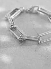 Mint Velvet Silver Tone Square Bracelet - Image 2 of 3