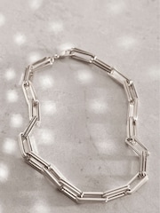 Mint Velvet Silver Tone Square Necklace - Image 1 of 3