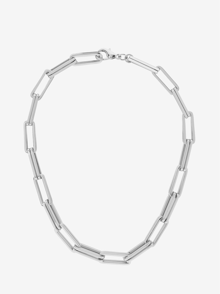 Mint Velvet Silver Tone Square Necklace - Image 3 of 3