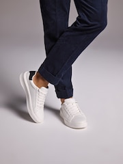 Skechers White Mens Court Break Suit Trainers - Image 1 of 5