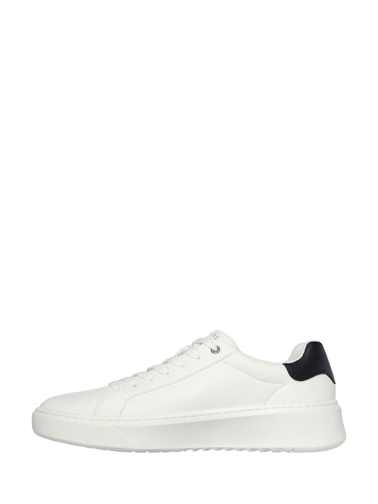 Skechers White Mens Court Break Suit Trainers - Image 2 of 5
