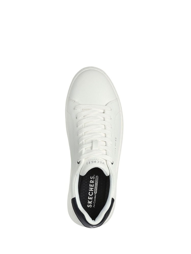 Skechers White Mens Court Break Suit Trainers - Image 5 of 5