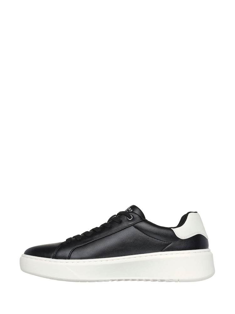 Skechers Black Mens Court Break Suit Trainers - Image 2 of 5