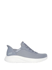 Skechers Grey Bobs Squad Chaos Daily Hype Slip In Trainers - Image 1 of 5