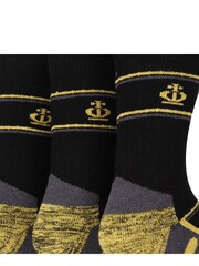 Jeff Banks Grey Cotton Durable Work Socks - Image 5 of 5