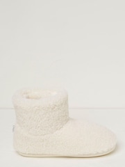 FatFace Natural Brooke Borg Slipper Boots - Image 1 of 4