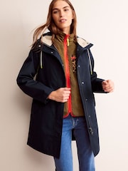 Boden Blue Wells Waterproof Coat - Image 1 of 5