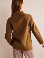 Boden Brown Wool Blend Pea Coat - Image 2 of 6