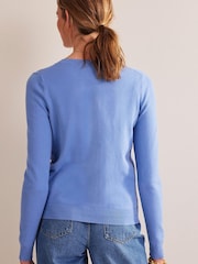 Boden Navy Blue Catriona Cotton Cardigan - Image 2 of 6
