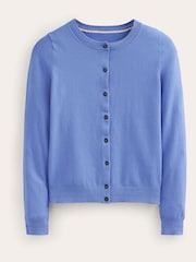 Boden Navy Blue Catriona Cotton Cardigan - Image 5 of 6