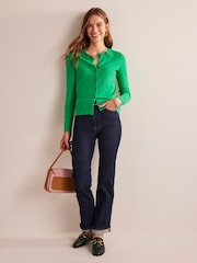 Boden Green Catriona Cotton Cardigan - Image 3 of 6