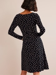 Boden Black Abigail Jersey Dress - Image 2 of 5