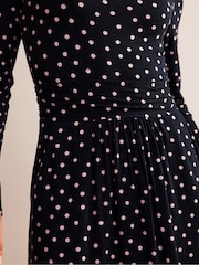 Boden Black Abigail Jersey Dress - Image 4 of 5