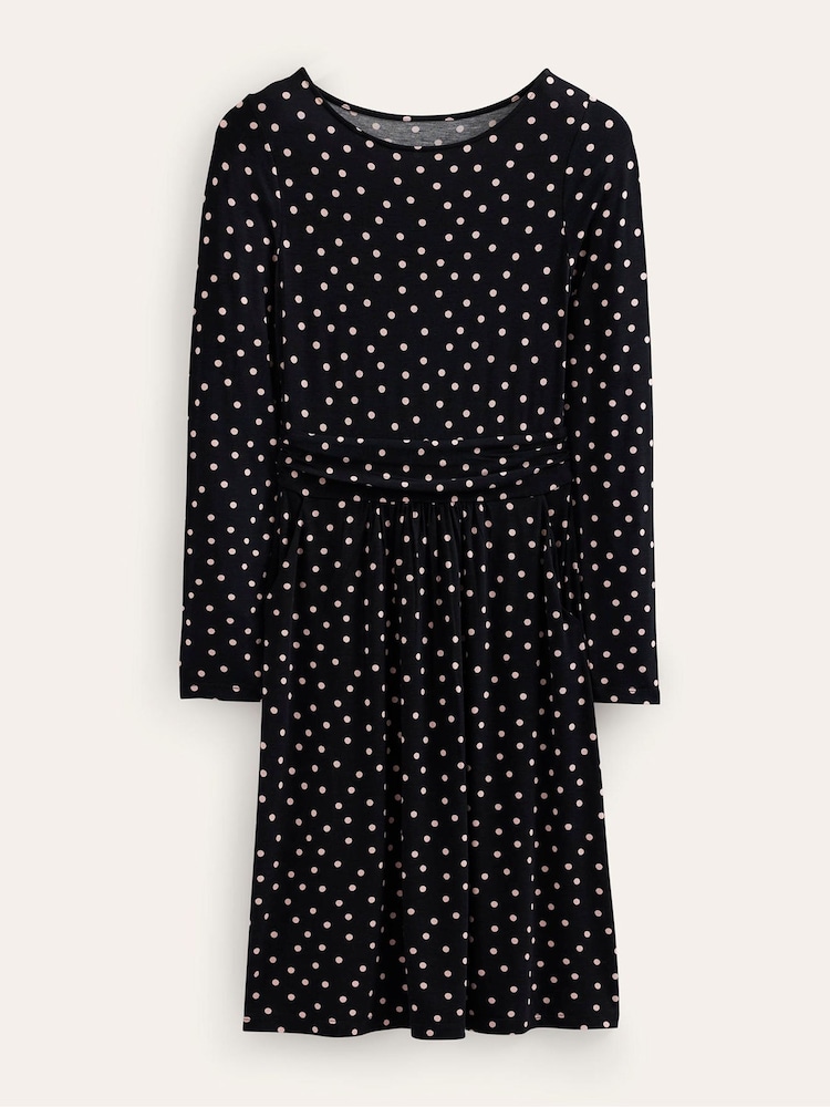Boden Black Abigail Jersey Dress - Image 5 of 5