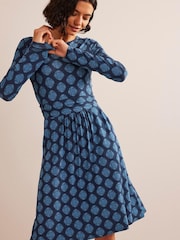 Boden Blue Abigail Jersey Dress - Image 1 of 5