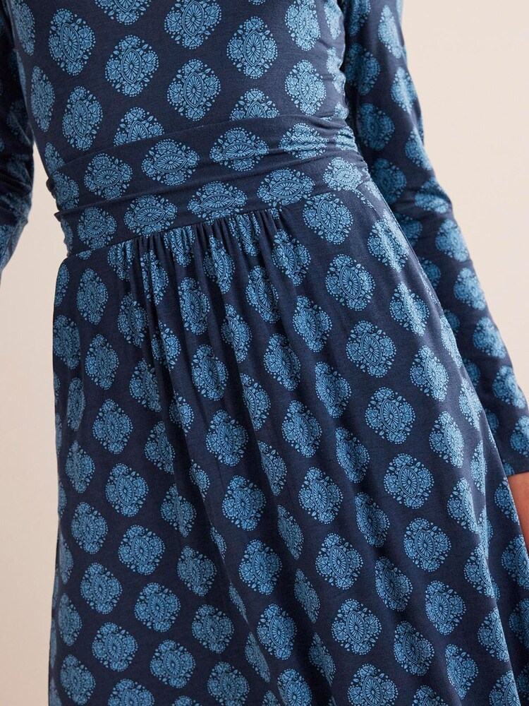 Boden Blue Abigail Jersey Dress - Image 2 of 5